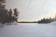 Winter Warmth VI, 24 x 12,  $650 CAN