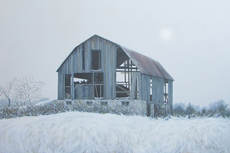 The Winter Long, 40 x 60, Acrylic, Sold