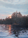 Twilight at Toad Lake, 16 x 20, Acrylic, Sold