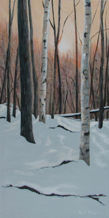 Winter Warmth VI, 24 x 12,  $650 CAN